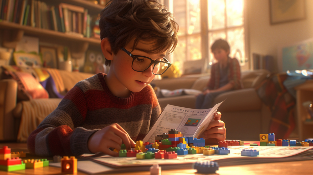 pjatvath a pixar style 3d animation a 10 year old boy building aaaaa2bb f2ae 4a55 8aee af42ede73f98